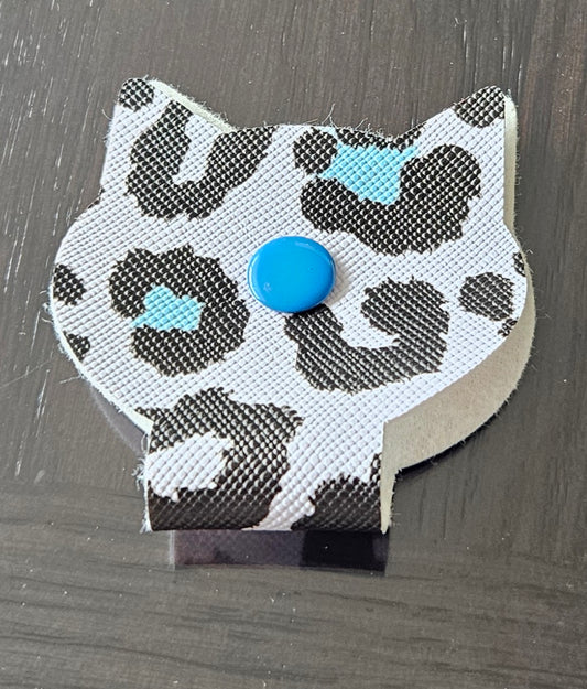 Cheetah Print Cord Holder