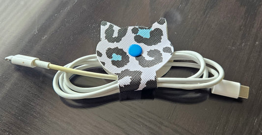 Cheetah Print Cord Holder